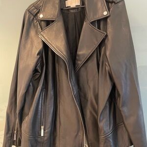 Michael Kors Black Leather Jacket